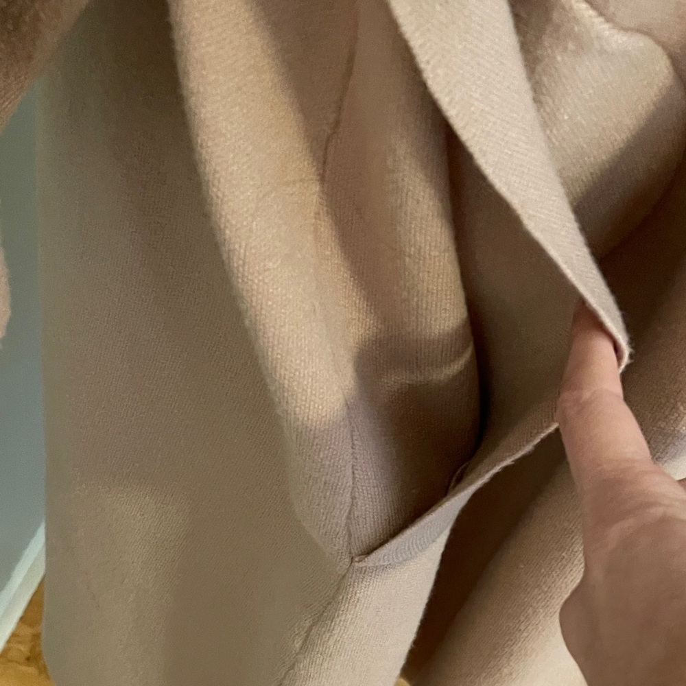 Elegant Tan Women's Cape Coat - Picture 4 of 10